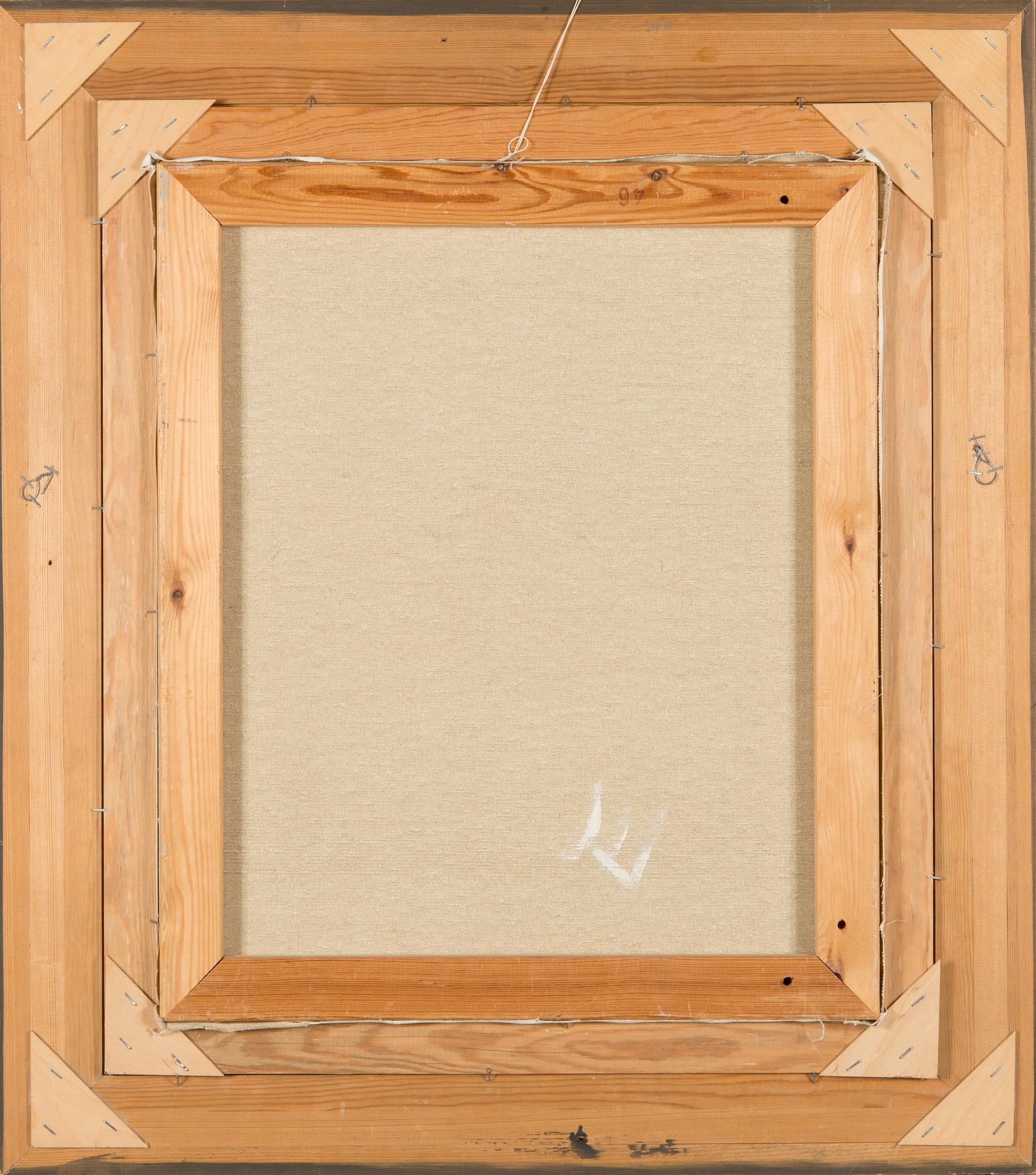 Aares Salli, oil on canvas, signed and dated 1987.