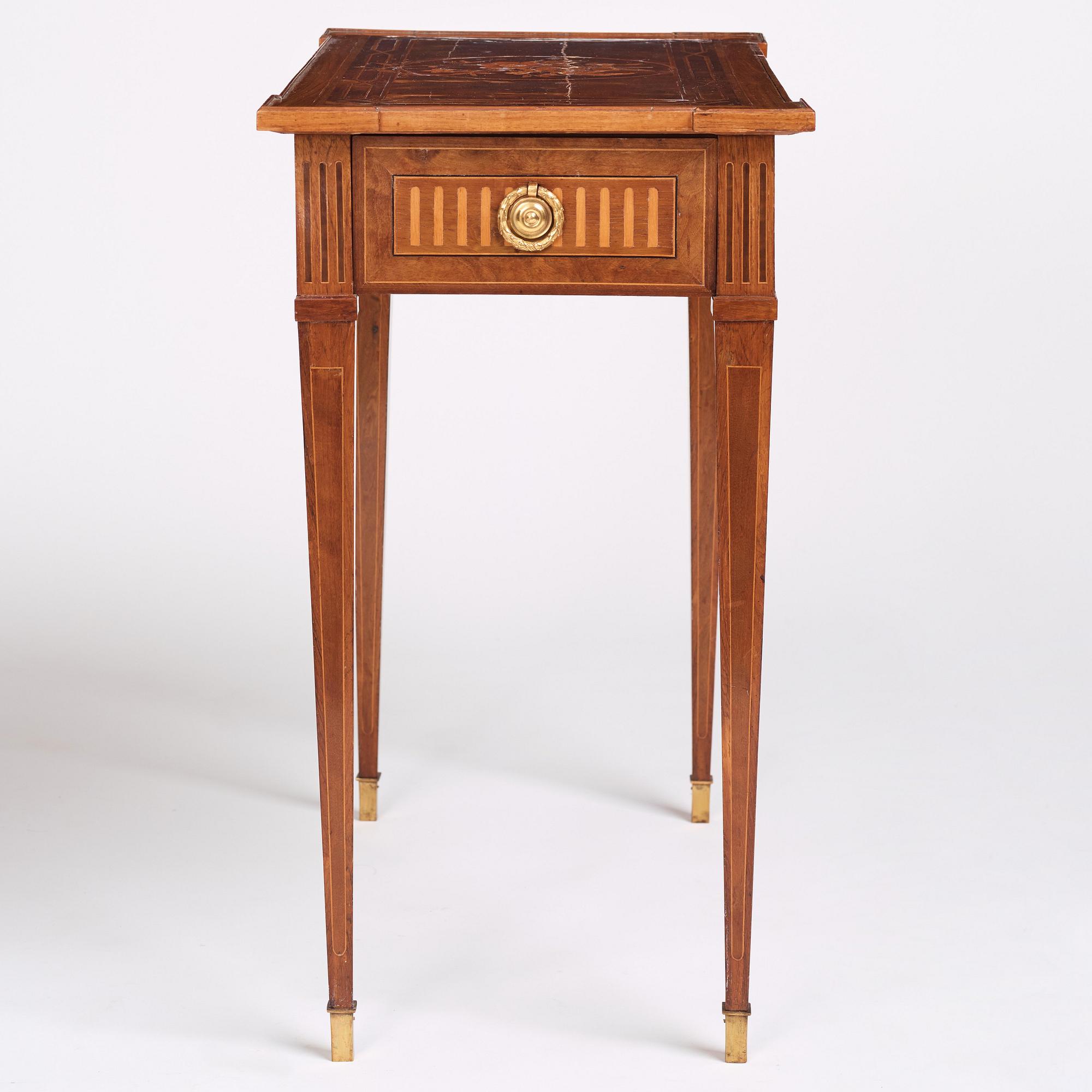 Bord, av Georg Haupt (mästare i Stockholm 1770-84), Gustavianskt.