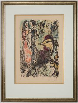 Marc Chagall, "La famille au coq".