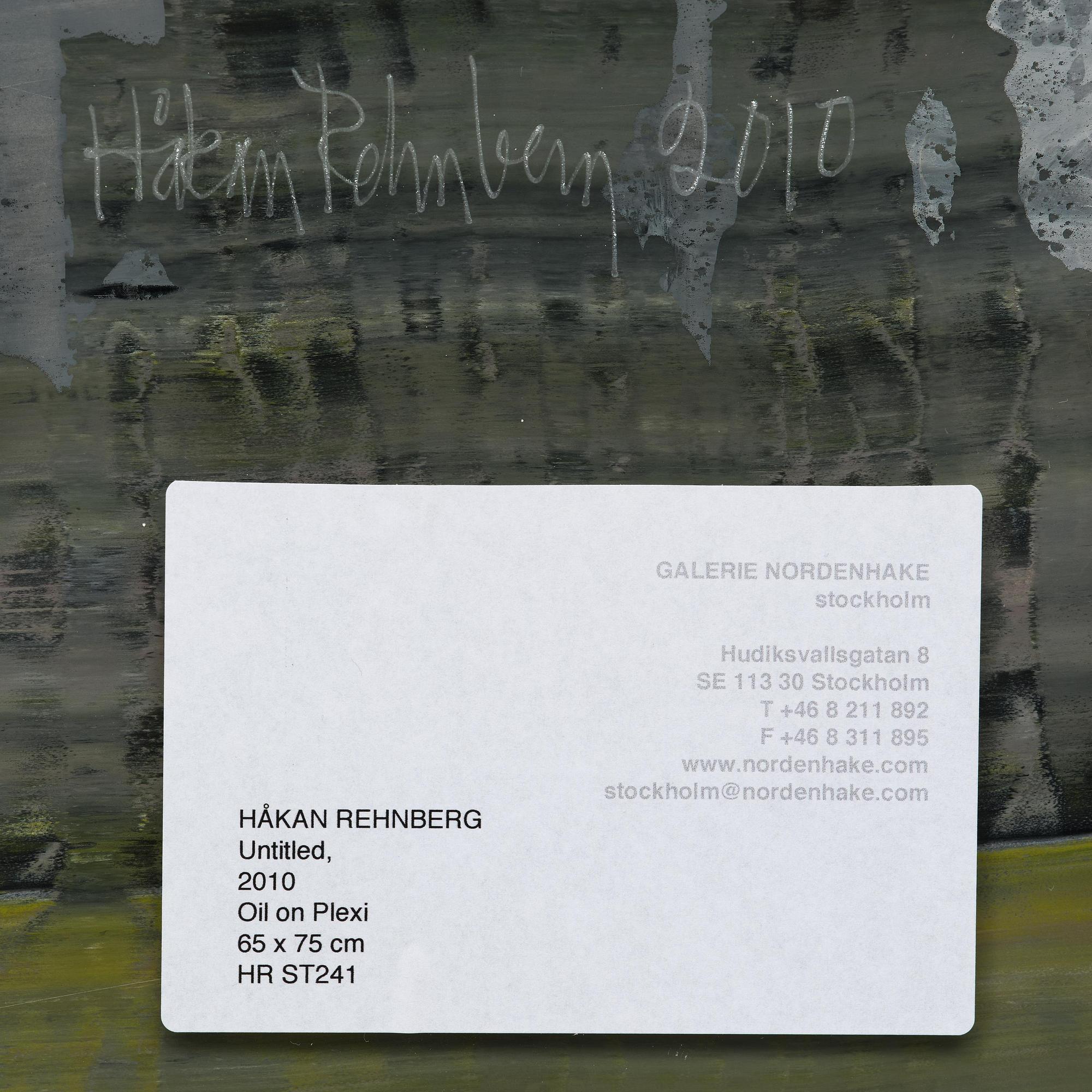 Håkan Rehnberg, Untitled.