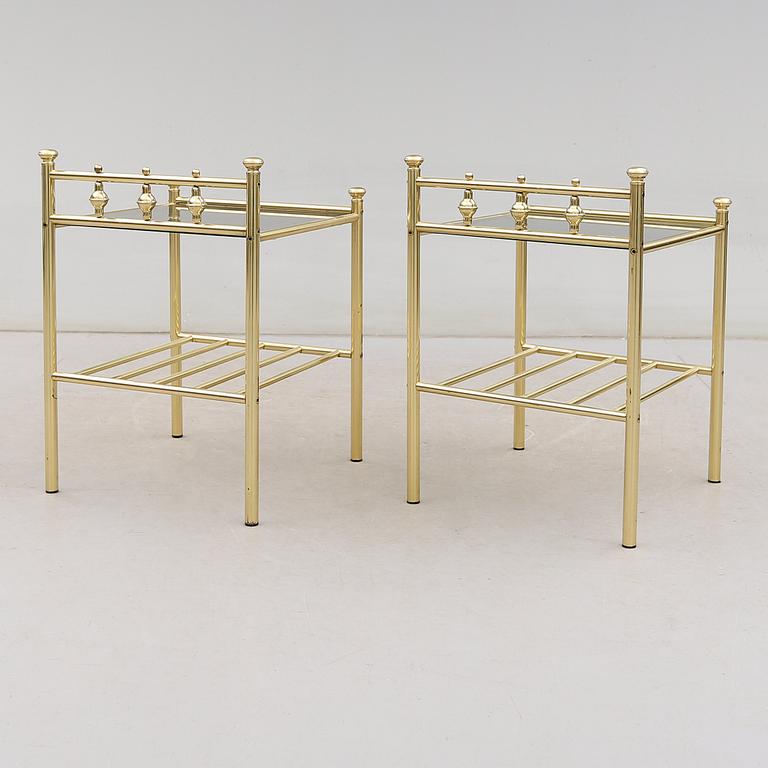 SÄNGBORD, 1 par, 1900-talets andra hälft.