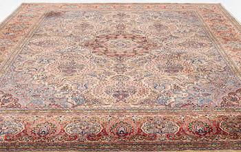 A semi-antique Moud carpet, c 443 x 360 cm.