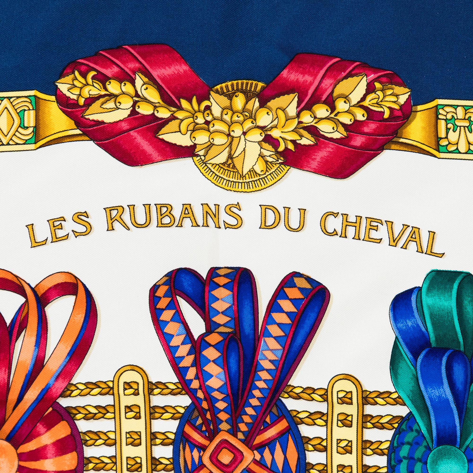 Hermès, a 'The Rubains of the Horse' scarf.