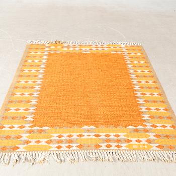 Rölakan rug signed BM, approximately 186x140 cm.