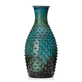 Sven Wejsfelt, a stoneware floor vase, Gustavsberg studio, Sweden 1963.