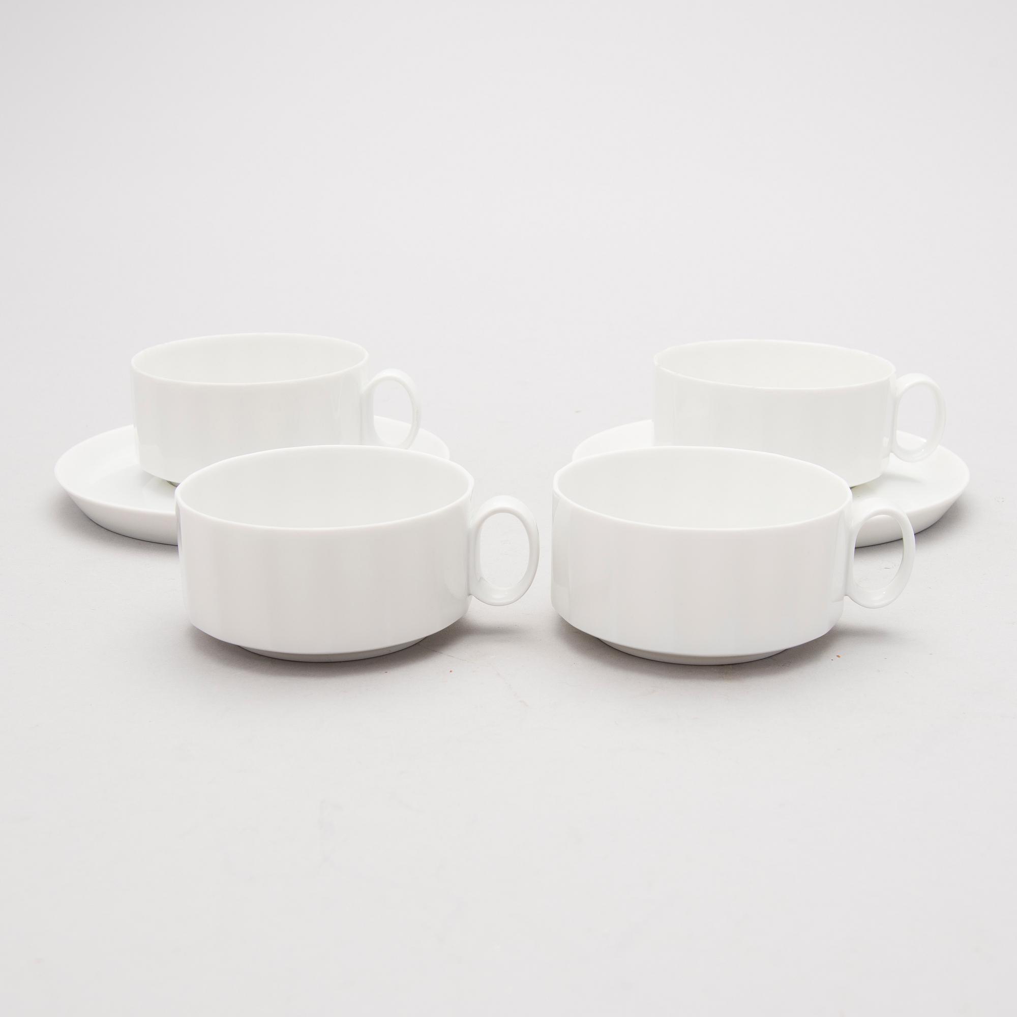 A 53 piece "Winterreise" & "Polygon"  dinner/coffee set by Rut Bryk and Tapio Wirkkala for Rosenthal. Late 20th century.