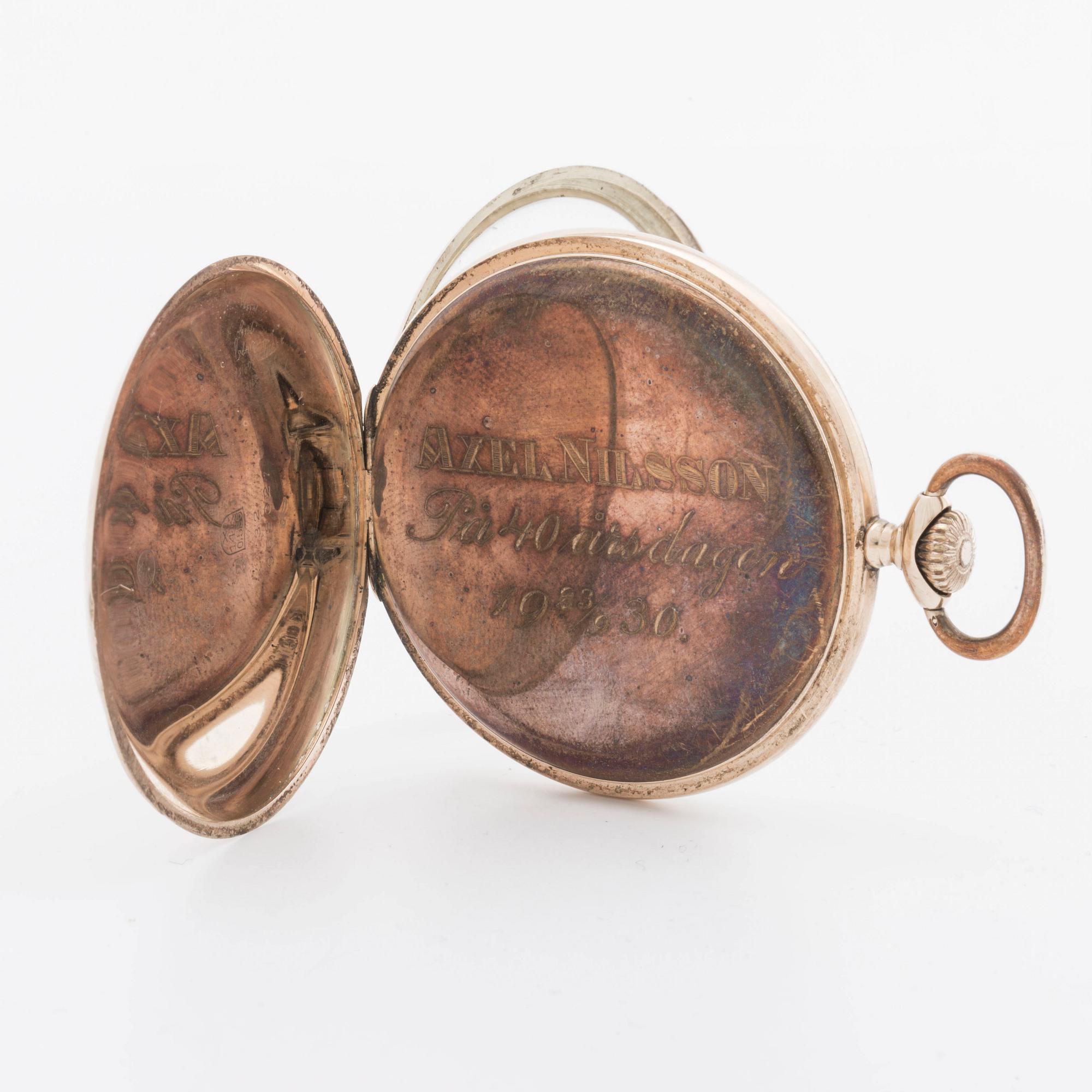 FICKUR, 14K guld, 1900-talets första hälft.