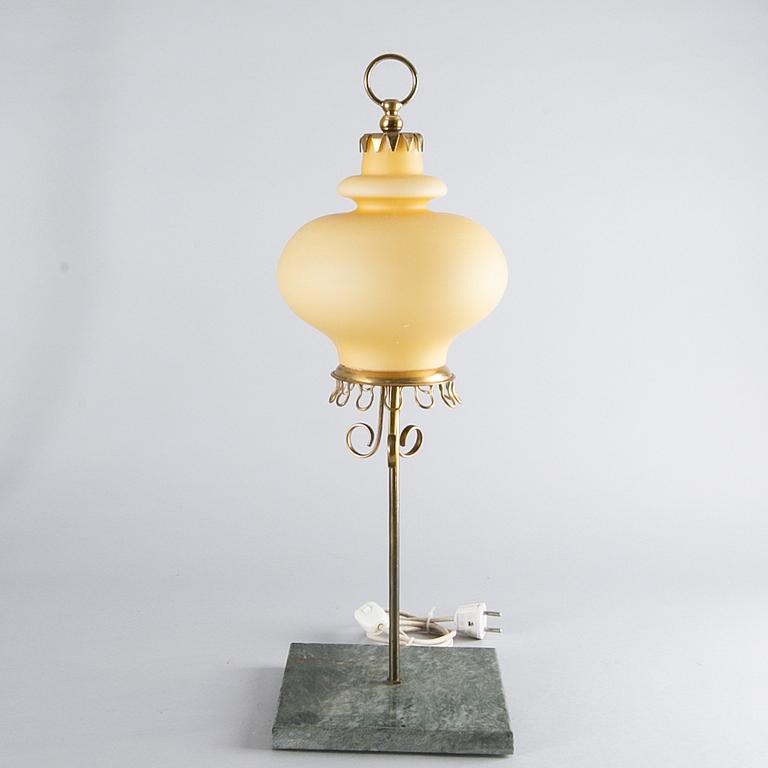 TABLE LAMP, 20th century.