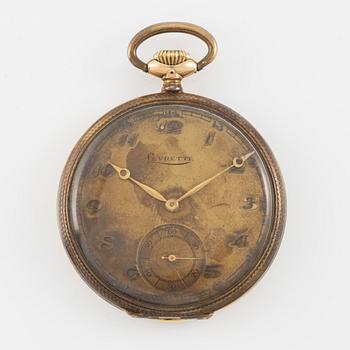 Fickur, 14K, Levrette, 47 mm.