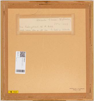 ALEXANDER CLEMENS WETTERLING, akvareller, 2 st.