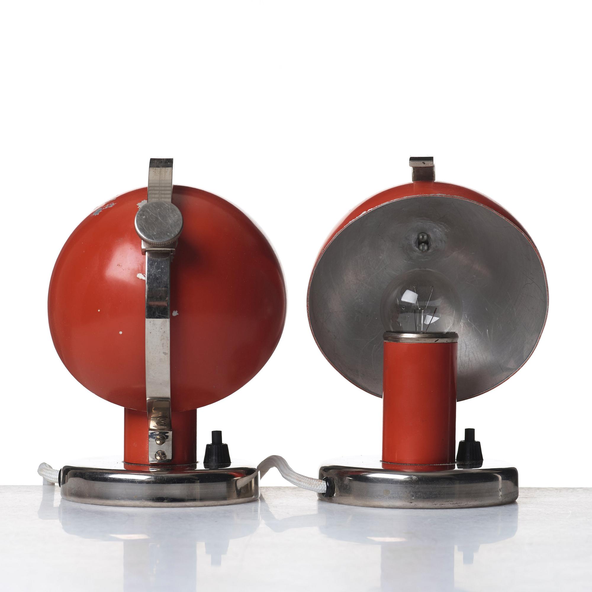 Erik Tidstrand, a pair of table lamps for Nordiska Kompaniet, Sweden 1930's.
