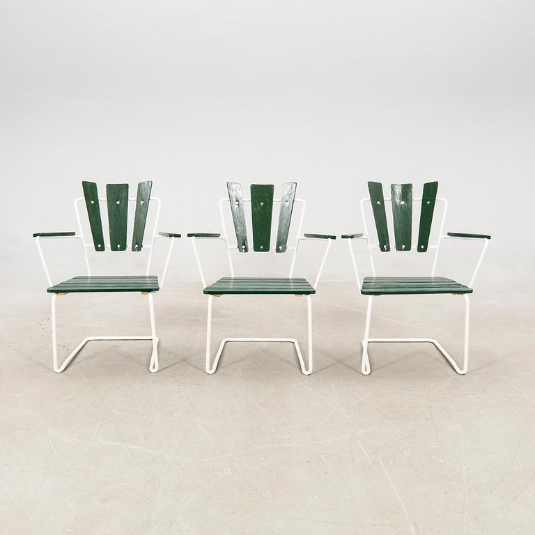 Garden set, 6 pieces, mid 20th century.