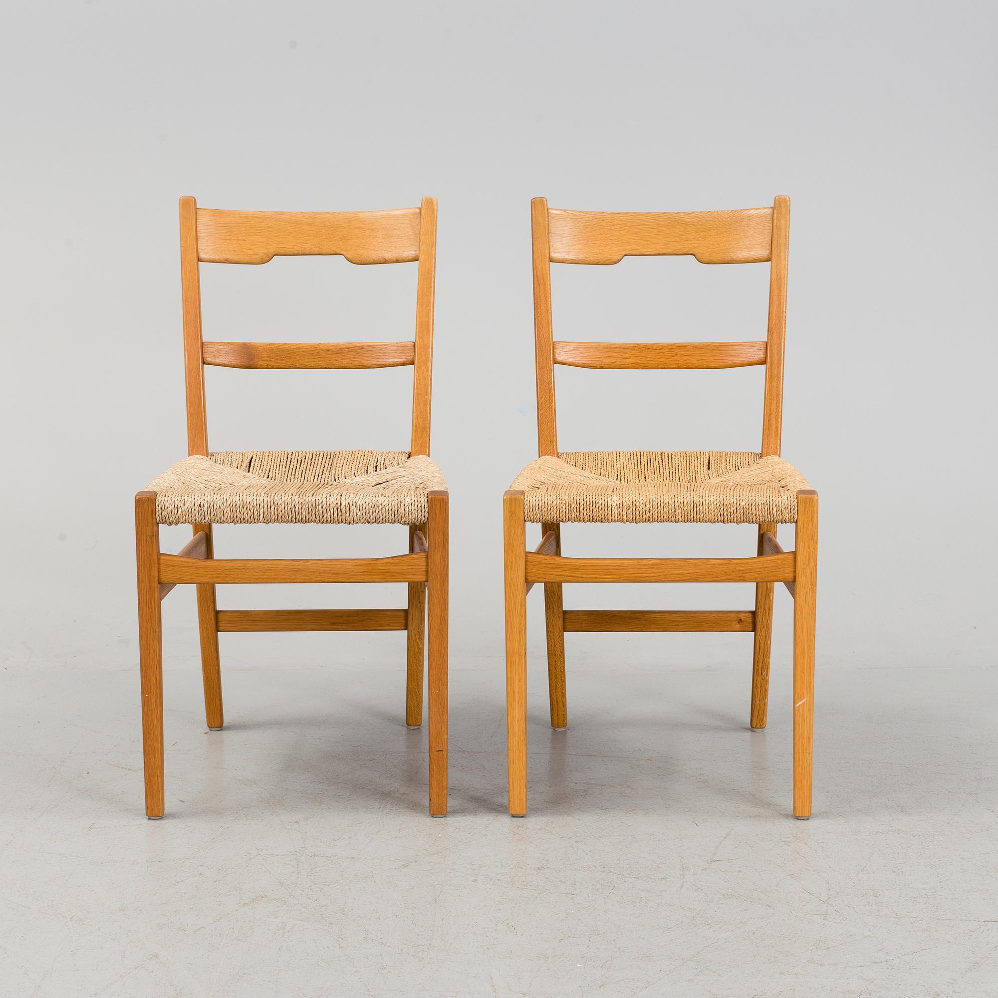 a set of 10 chairs by Gemla around the middle of the 20th century.