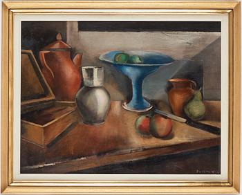 Eric Detthow, Still life with apples and pears.