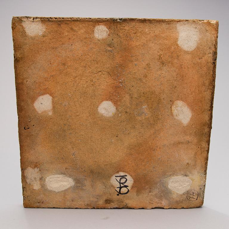 A stoneware relief signed Rut Bryk -46.