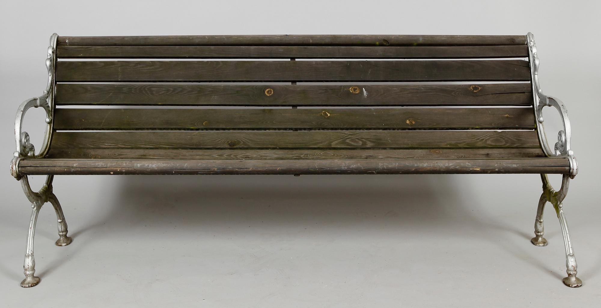 PARKSOFFA, gjutjärn, 1900-talets första hälft.