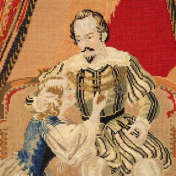 Brass shade, Rococo style, late 19th century.