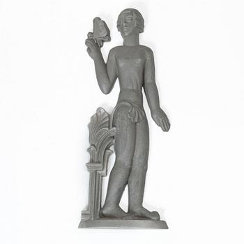 A Swedish Grace wall relief, ASEA Ludvika Verken, Sweden, 1920's.