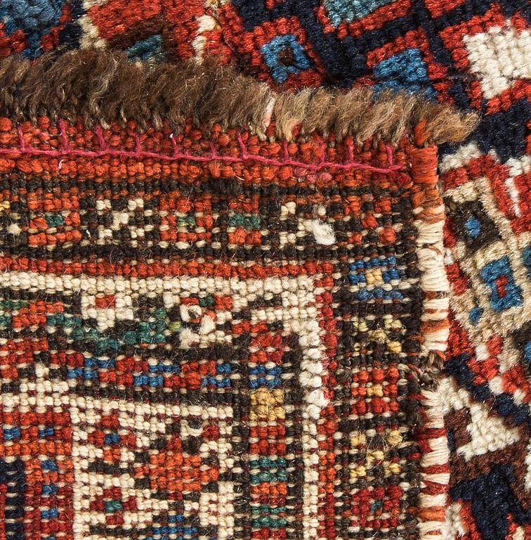 A semiantique Afshar bag ca 71 x 62 cm.