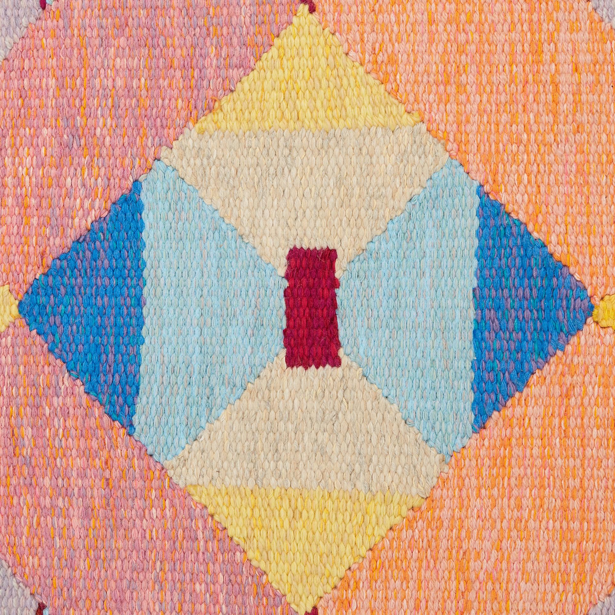 Agda Österberg, MATTA, rölakan och gobelängteknik, ca 128 x 80 cm, signerad AÖ (Agda Österberg).