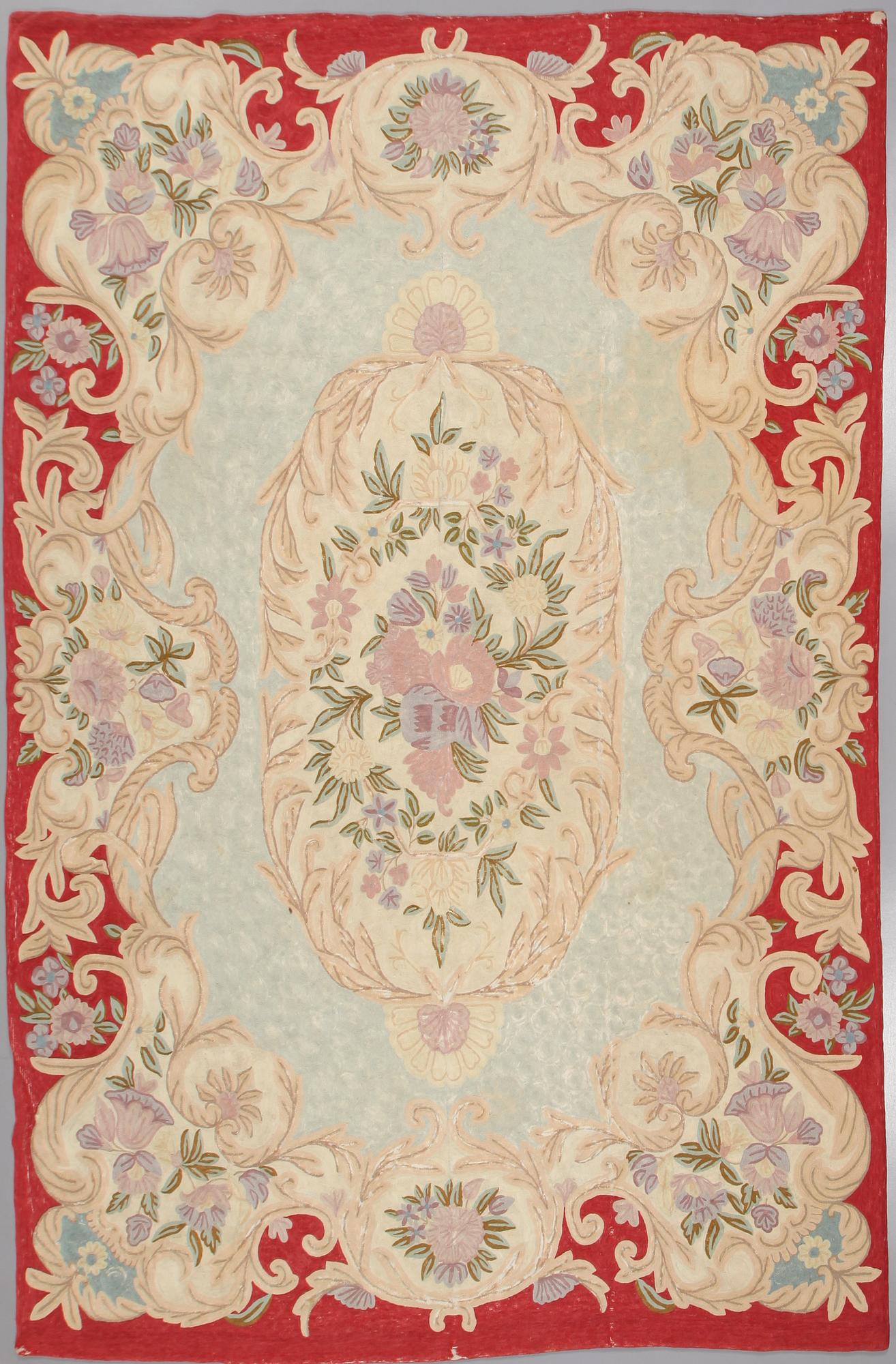 MATTA, Aubusson-liknande, 1900-talets mitt/andra hälft, ca 268x180 cm.