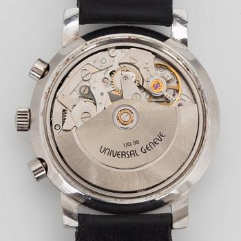 UNIVERSAL, Geneve, Compax, "Tachymètre", kronograf, armbandsur, 39 mm,