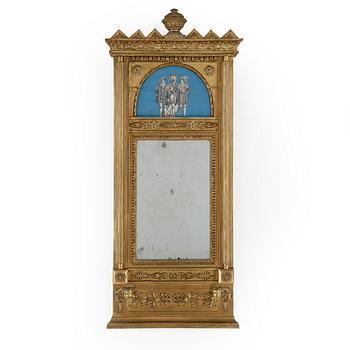 SPEGELLAMPETT, senempire, 1800-talets mitt.