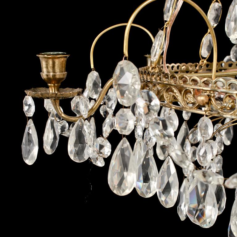 LJUSKRONA, omkring 1900-talets mitt. Höjd 89 cm.