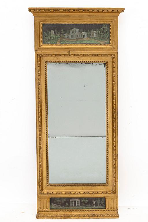 Georg Lindberg, A late Gustavian mirror, Stockholm 1801.