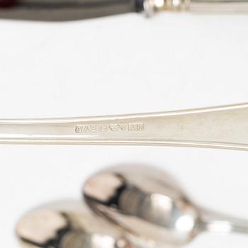 A 60-piece silver cutlery service, model Swedish, GAB, Eskilstuna, 1974-84.