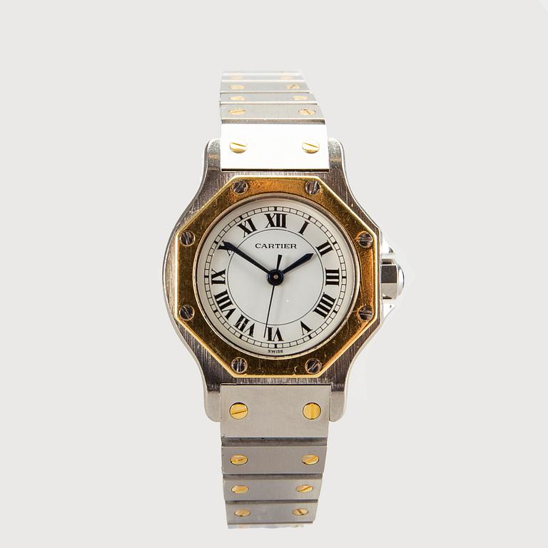 Cartier Santos, wristwatch 24 mm.