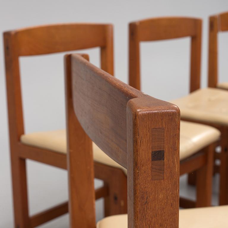 A set of eight 20th century chairs.
