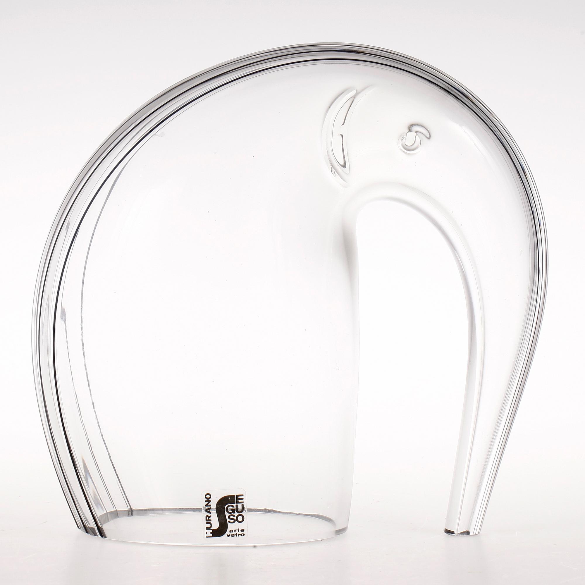 FIGURIN, glas, Seguso, Italien, 1960-tal.