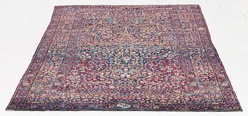 A semi-antique Yesd, south Yesd, c. 206 x 136 cm.