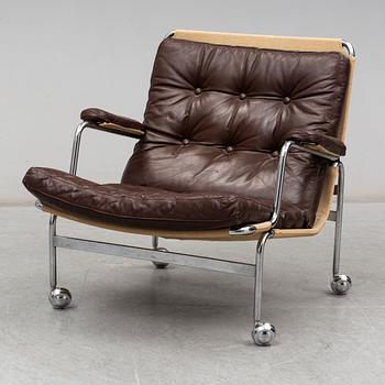 BRUNO MATHSSON, a 'Karin' easy chair, late 20th Century.