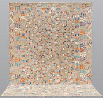 A carpet, Kilim, 341 x 256 cm.