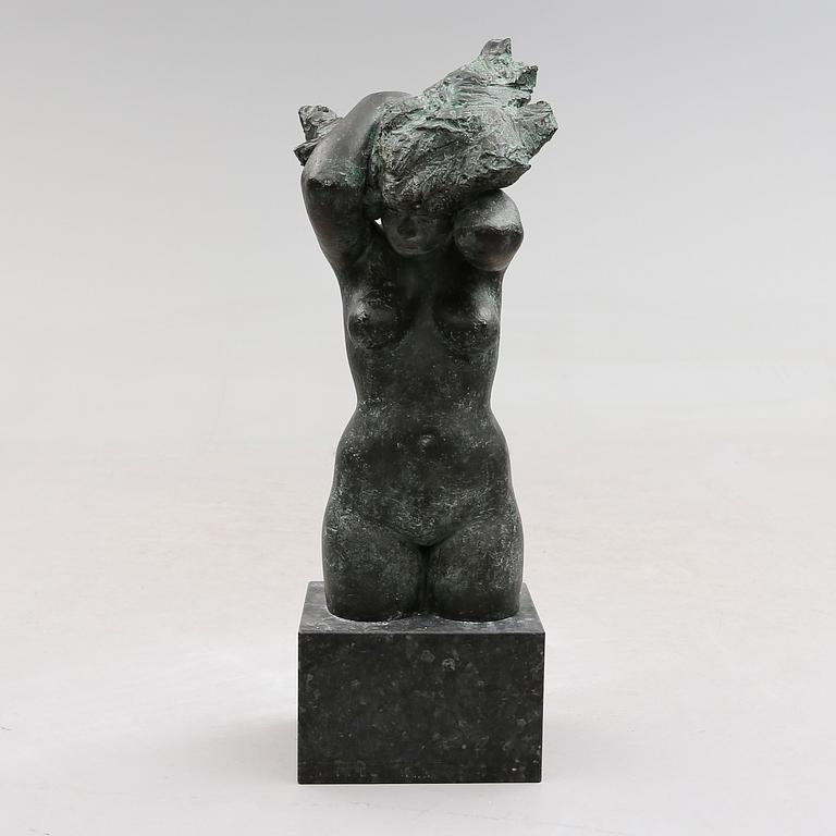 SKULPTUR, brons, Eilif Mikkelsen, Norge.