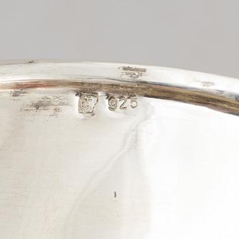 Coasters, ett par, sterlingsilver, 1900-tal.