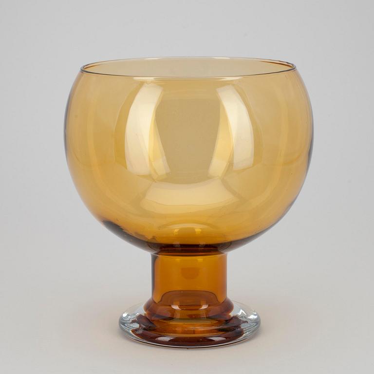 BÅLSKÅL, glas, "Old King Cole" Erkkitapio Siiroinen, Riihimäen Lasi, 1970-tal.