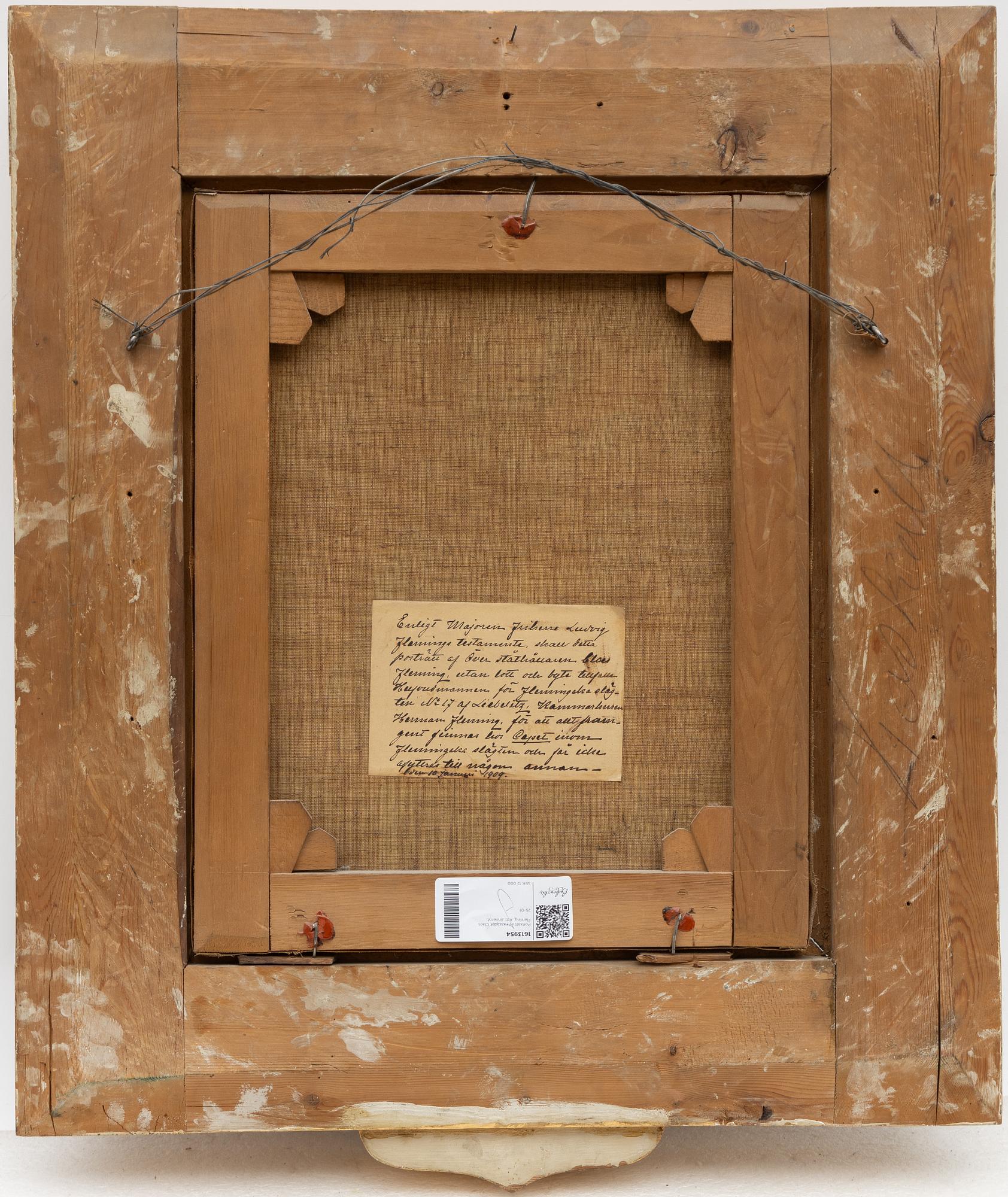 Swedish artist, 19th century, "Claes Fleming" (1592-1644).