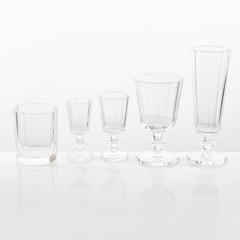 Elis Bergh, glasservis, 80 delar, ” Karlberg ”, Kosta.