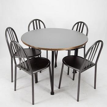 MATBORD och STOLAR, 5 st, 1900-talets slut.