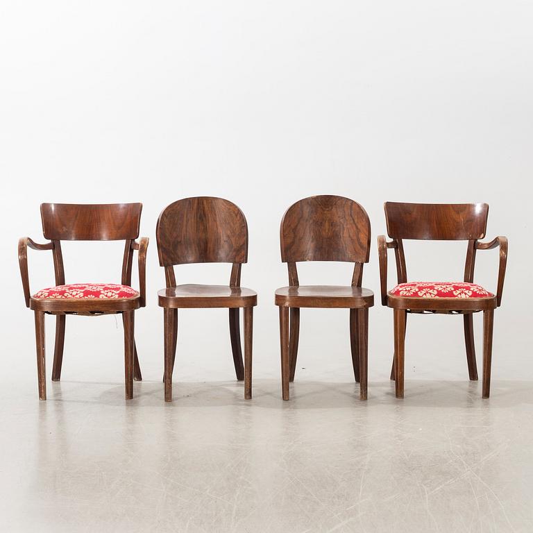 KARMSTOLAR ett par samt STOLAR ett par 1930/40-tal.