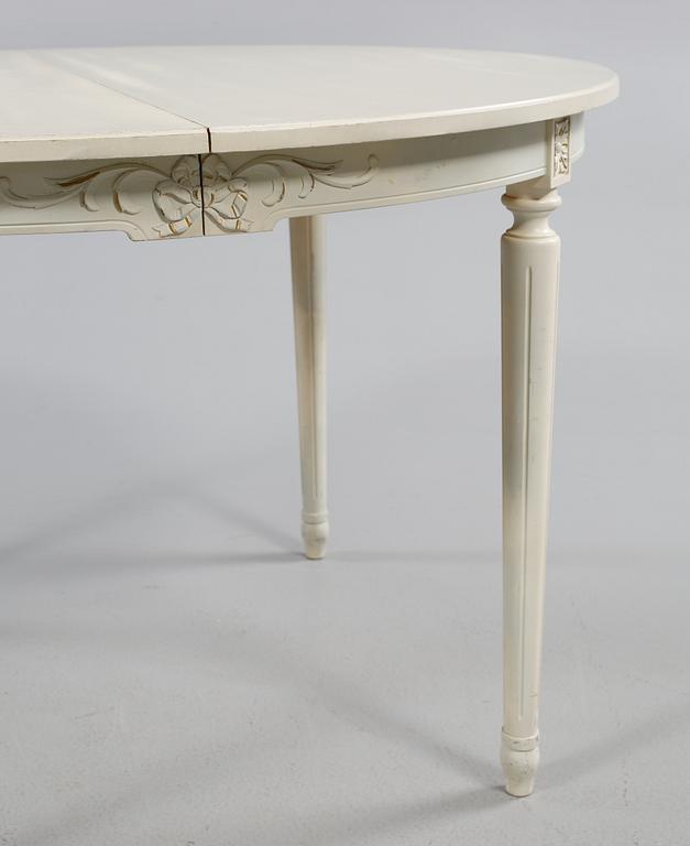 MATGRUPP, 5 delar, gustaviansk stil, 1900-talets andra hälft.