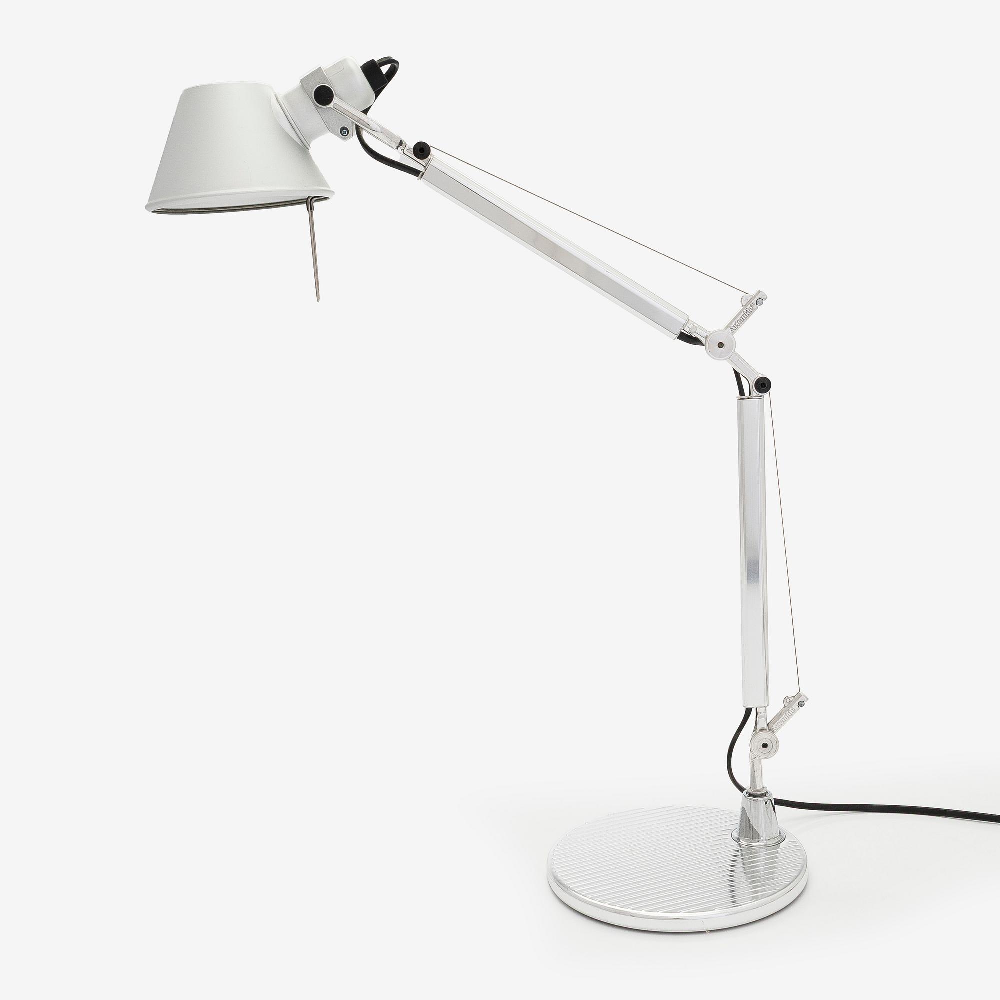 Michele De Lucchi & Giancarlo Fassina, bordslampa, "Tolomeo micro", Artemide, Italien.