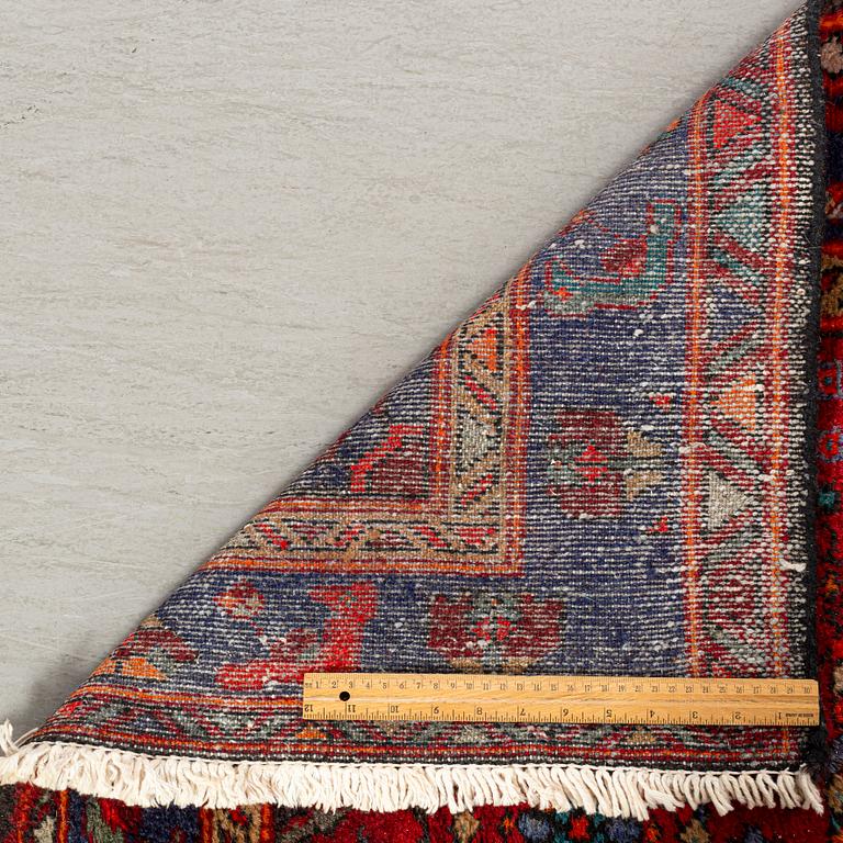 An old Nahavand carpet ca 215 x 130 cm.