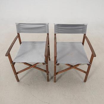 Director's chairs/Garden chairs 10 pcs "Siarö" Ikea late 20th century/early 21st century.