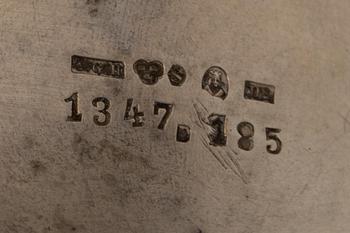 BÄGARE, 3 st, silver, 1900-tal, vikt ca 750g.