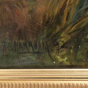 UNKNOWN ARTIST, 19Th century, oil on canvas, signed RC Markham and dated -92.