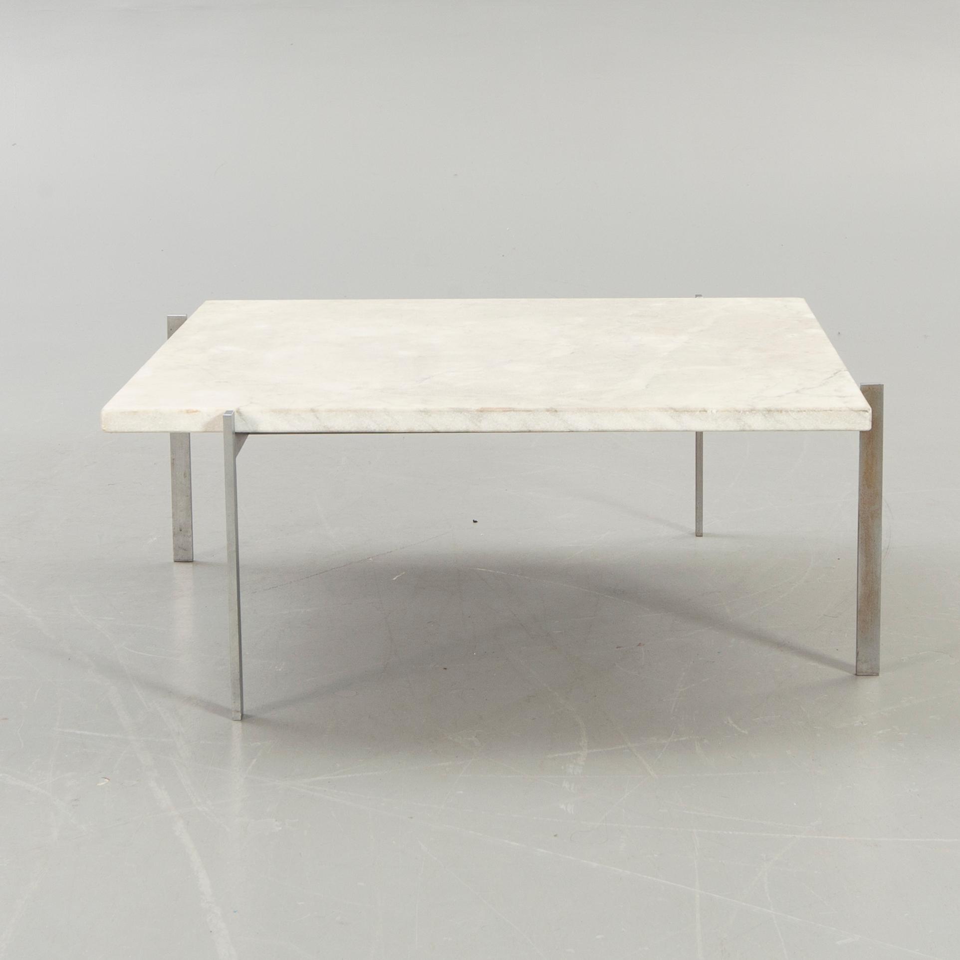 Poul Kjaerholm, a coffee table "PK 61", Fritz Hansen 1988.